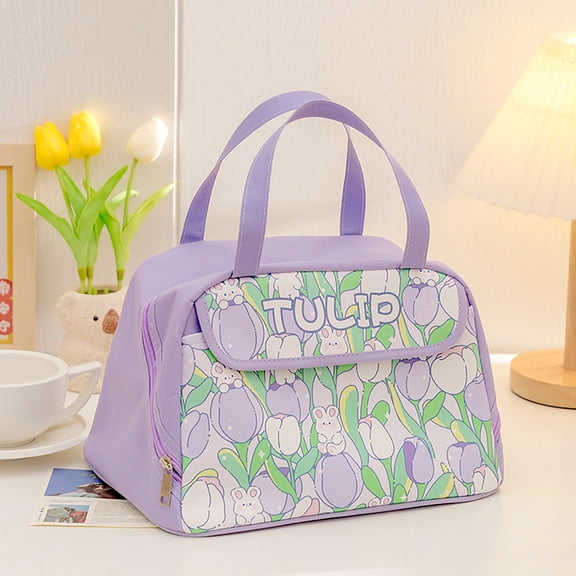YMARPT Insulated Lunch Tote, Small Lunch Cooler, Cute Lunch Bag for Women, Insulated Thermal Lunch Tote Bag