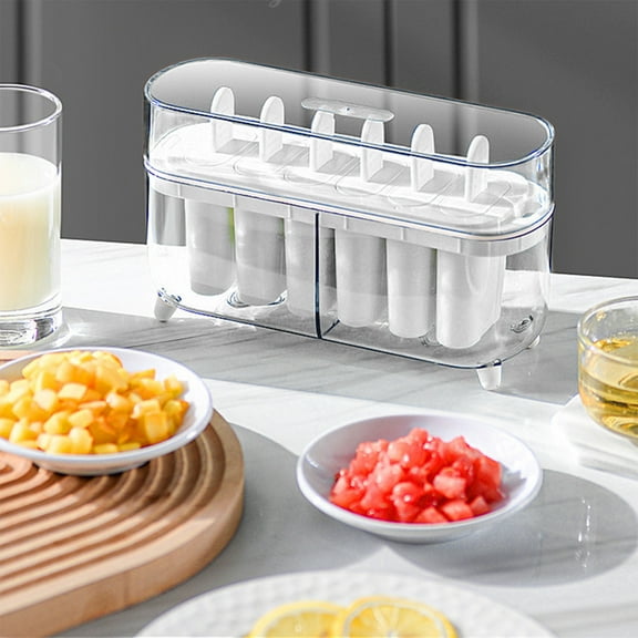 YMARPT Popsicle Mould，Popsicle Molds 6 Pcs Ice Pops Molds BPA Free Popsicle Molds Reusable Easy Release Ice Pops Make for Home Household Use