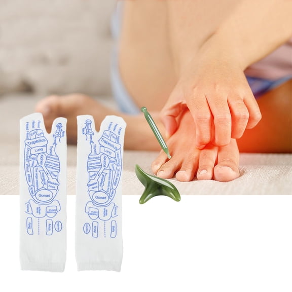 YMARPT Reflexology Socks with Massage Tools, Foot Pain Relief Remedy for Foot Massage, Foot Reflexology Socks, Reflexology Foot Massage Socks for Women and Men