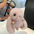 thumbnail image 1 of YMARPT Soft Fluffy Rabbit Keychain Cute Plush Bunny Key Rings, Cute Long Ears Rabbit Bunny keychain, Stuffed Rabbit Keychain, Fluffy Rabbit Key Ring, 1 of 6