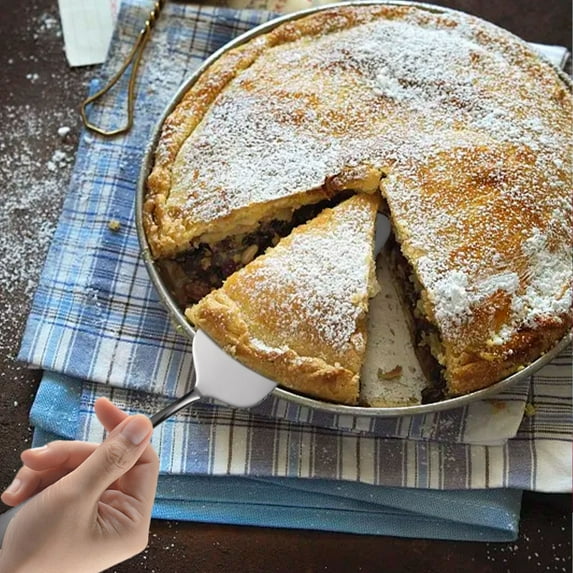 YMARPT Stainless Steel Cake Slicers, Pizza Spatula Server, Pie Cutting Servers, Triangular Spade Pie Cutter Serving, Pizza Dessert Server for Pastry Pizza Dessert