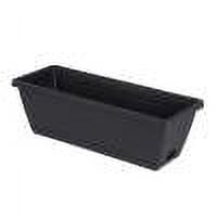 YMARPT Window Box Planter, Plastic Vegetable Flower Planter Boxes with Tray, Rectangular Flower Pots, for Balcony, Windowsill, Garden, Home Office