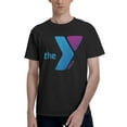 thumbnail image 1 of YMCA Men's Athletic T Shirts Fashion Running Gym Workout Short Sleeve Tee Shirts for Men Women Black Small, 1 of 5