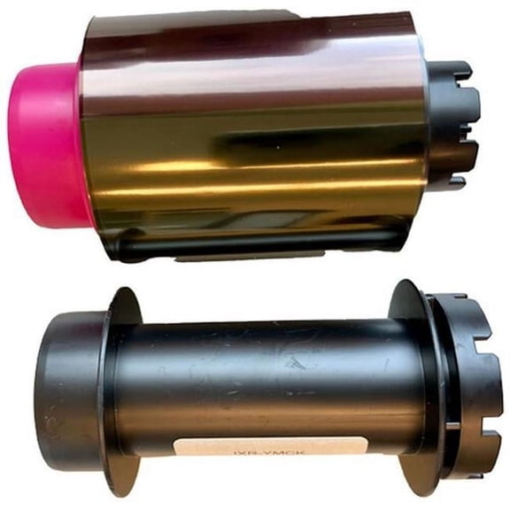 YMCK Single-Sided Printer Ribbon for IX-R7000 Card & Badge Printer - 500 Prints