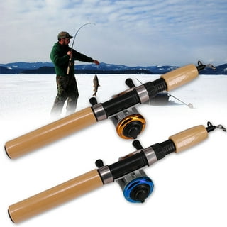 Small Sea Pole Portable Short Pole Ice Fishing Rod Mini Sea