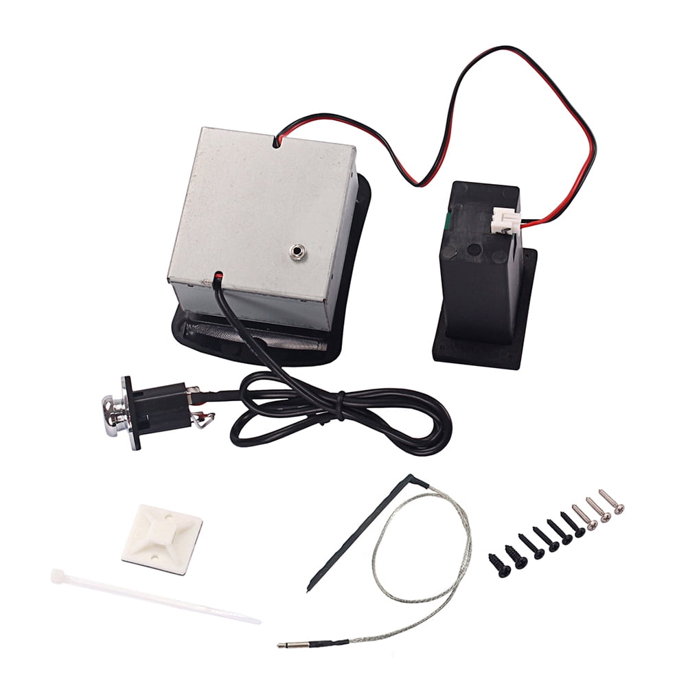 YMH03 4-Band EQ Equalizer Acoustic Guitar Preamp Piezo Pickup Volume Control for Guitar