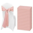 thumbnail image 1 of YMHPRIDE 50 PCS Satin Chair Sashes, Decorative Bow, Sage Green, 7 x 108 inch, 1 of 8
