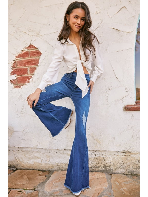 High Rise Savannah Extreme Fit & Flare Jeans