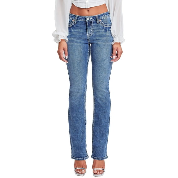 YMI Jeans Premium Heavy Stitch Mid-Rise Bootcut Jeans