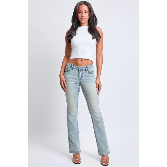 Women’s Premium Heavy Stitch Mid-Rise Bootcut Jeans