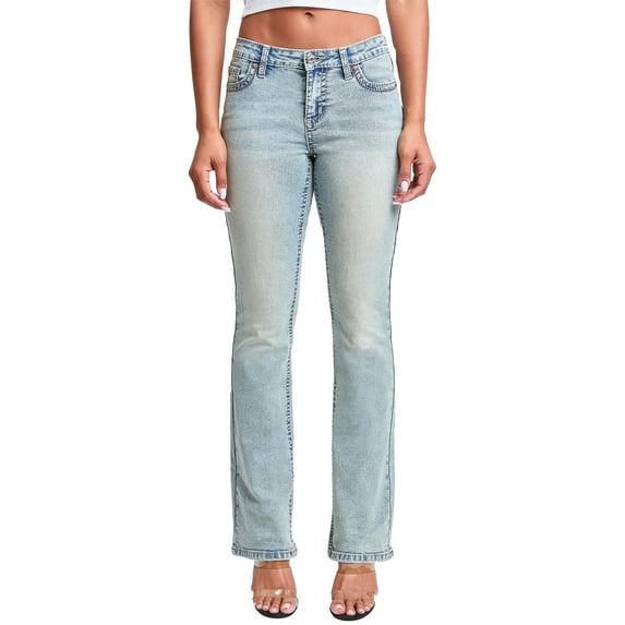 YMI Jeans Premium Heavy Stitch Mid-Rise Bootcut Jeans