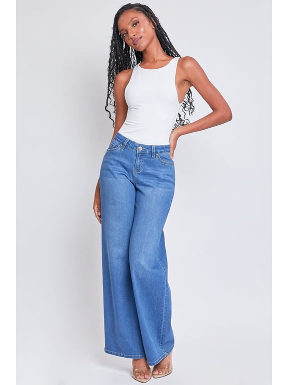 Women's Essential Low Rise Wide Leg Jeans