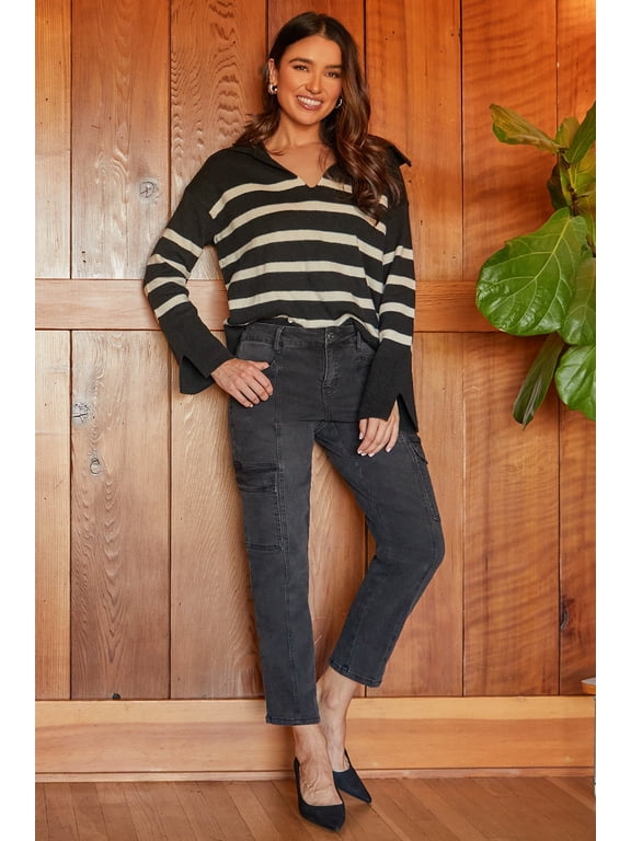 Women's Mid Rise Cargo Pants