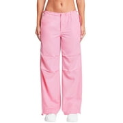 YMI Jeans Women's Relaxed Nylon Parachute Pants