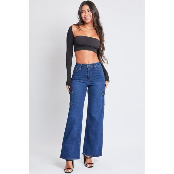Women's Skater Cargo Wide Leg Jeans
