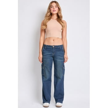 Women's Straight Leg Cargo Skater Jeans