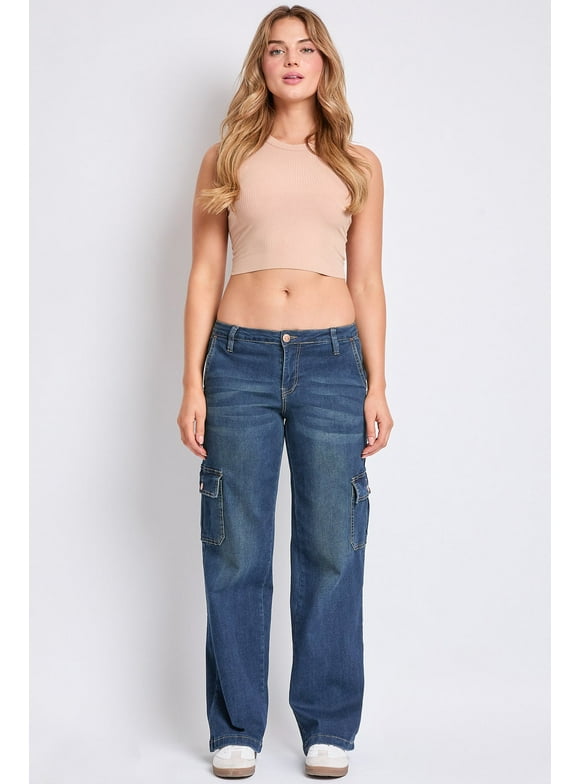 Women's Straight Leg Cargo Skater Jeans