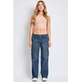 thumbnail image 1 of Women's Straight Leg Cargo Skater Jeans, 1 of 30