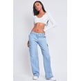 thumbnail image 1 of Women's Straight Leg Cargo Skater Jeans, 1 of 30