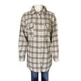 thumbnail image 1 of Women's Long Sleeve Plaid Oversized Shacket, 1 of 3