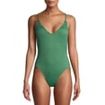 thumbnail image 1 of YMI WOMENS 1 PC SWIMSUIT WITH SMOCKING AND RING DETAIL, 1 of 6