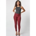 thumbnail image 1 of YMI Women's Hyperstretch Mid-Rise Skinny Jeans - Dark Wine - Medium, 1 of 4