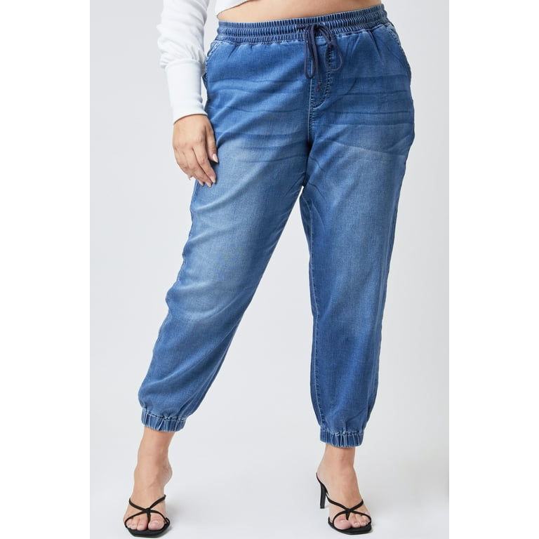 Ymi denim joggers sale