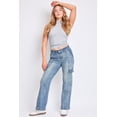 thumbnail image 1 of Women's Straight Cargo Jeans, 1 of 18