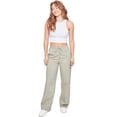 thumbnail image 1 of YMI Women's Wide Leg Jogger High Waist Baggy Pants with Front Pockets - Green Tea - Size Small, 1 of 4