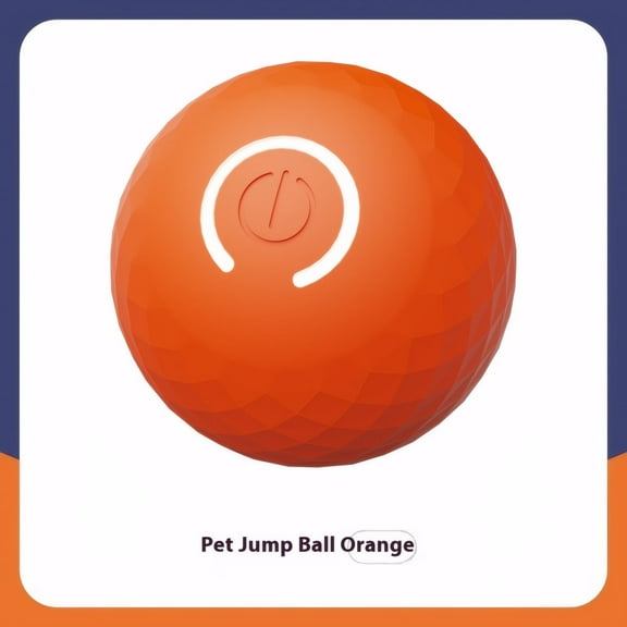 YMJ Smart Rolling Dog Toy – Interactive Bouncing Ball with Vibration for Small & Medium Dogs