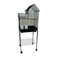 thumbnail image 1 of YML 1944-4924BLK Villa Top Small Bird Cage with Stand in Black, 1 of 2