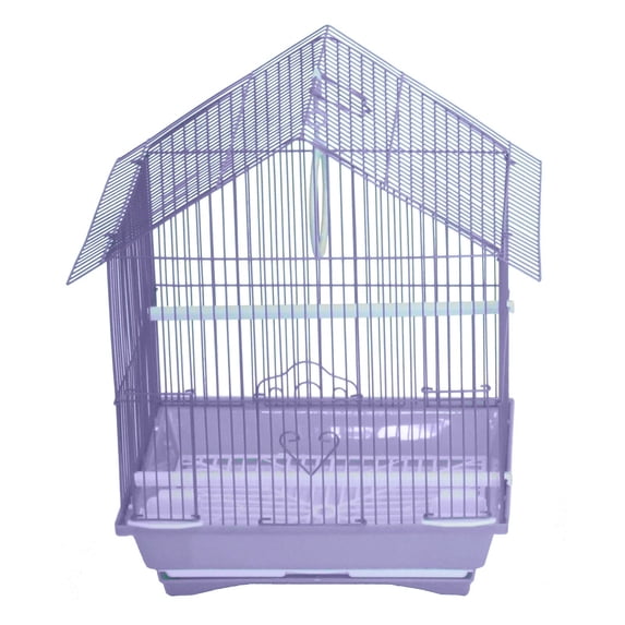 YML 1114PUR House Top Style Small Parakeet Cage