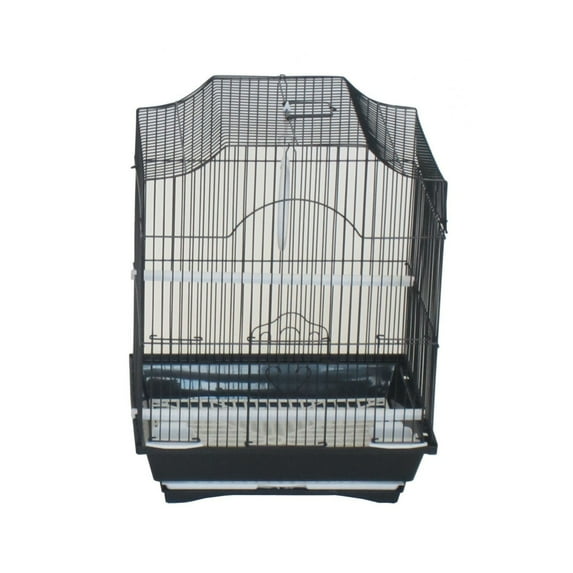 YML 1134BLK Cornerless Flat Top Cage, Small