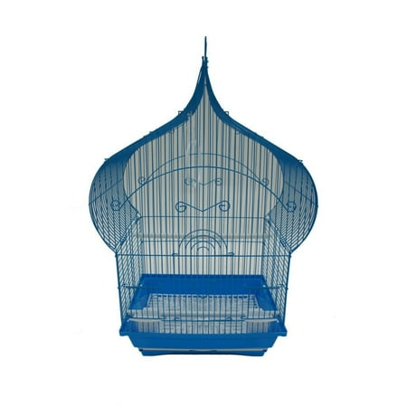 YML 1194BLU Taj Mahal Top Bird Cage, Small, Blue