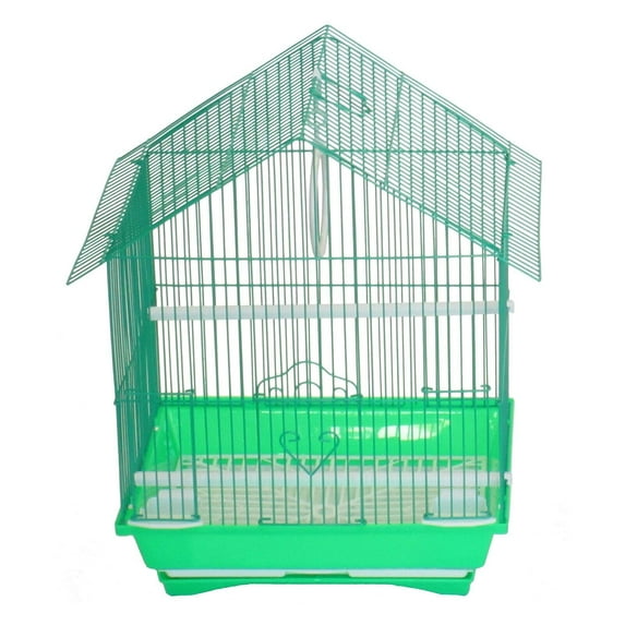 YML 1314GRN House Top Style Small Parakeet Cage