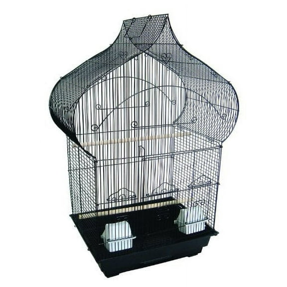 YML 1394BLK Taj Mahal Top Bird Cage, Medium