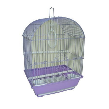 YML A1104PUR Round Top Style Small Parakeet Cage, 11 x 9 x 16"