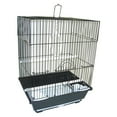 thumbnail image 1 of YML A1124MBLK Flat Top Small Parakeet Cage, 1 of 6