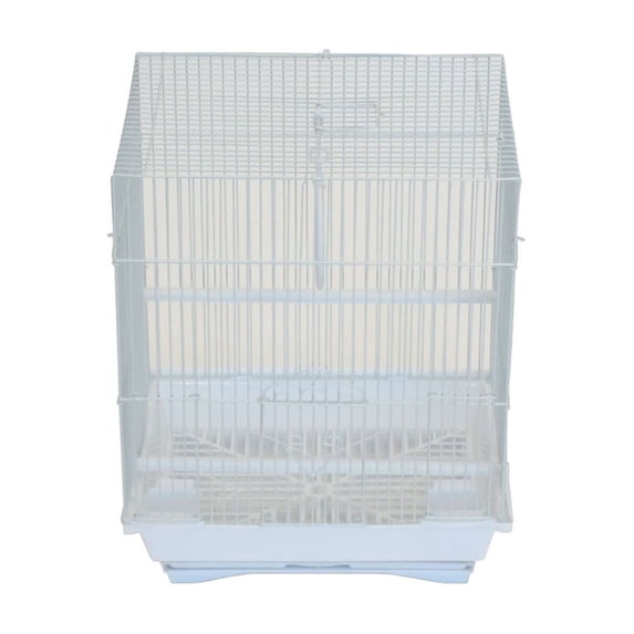 YML A1124MWHT Flat Top Small Parakeet Cage