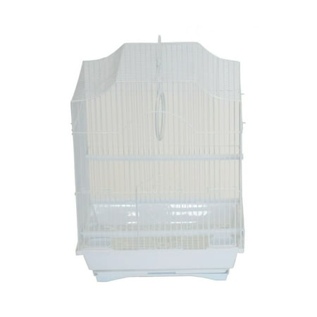 YML A1134WHT Cornerless Flat Top Cage, Small