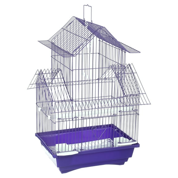 YML A1144PUR Pagoda Top Cage, Small
