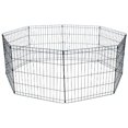 thumbnail image 1 of YML Animal Play Pen With Door 24" x 48" - 8 Panels Black, 1 of 2