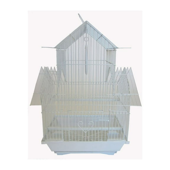 YML Group 1144WHT Pagoda Top Cage, Small
