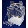 thumbnail image 1 of YML Group 1904WHT 1904 3/4" Bar Spacing Open Dome Top Small Parrot Bird Cage - 20"x16" In White, 1 of 2