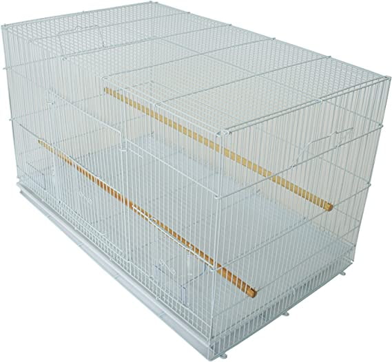 YML Medium Breeding Cage, 30 x 18 x 18, White