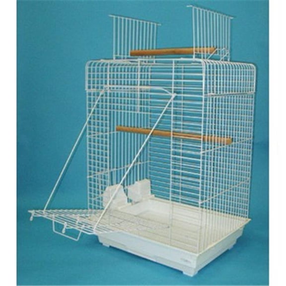 Ymlgroup 1924 3/4" Bar Spacing Open Play Top Small Parrot Bird Cage - 20"L x 16"W x 35"H