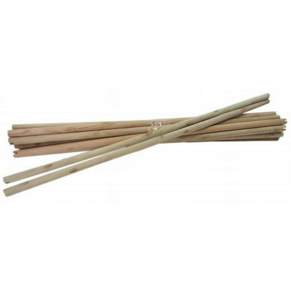 YML P2424 Lot Of 12 Parakeet- Canary- Finches Or Small Bird Wooden Perches