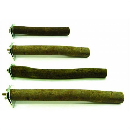 YML P8 Lot Of 2 Single Bolt Smooth Finished Wooden Perch For Parrot- P8