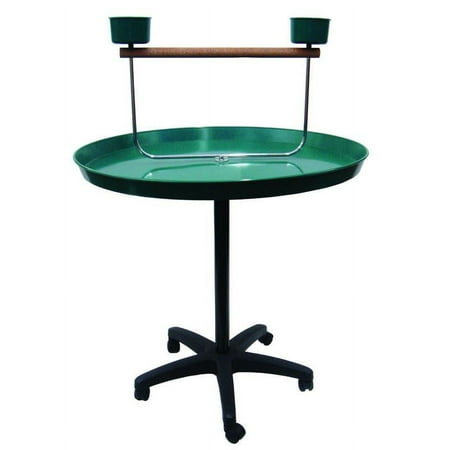 36" Parrot Stand in Green
