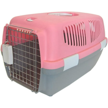 Small Plastic Carrier for Small Animal, Pink